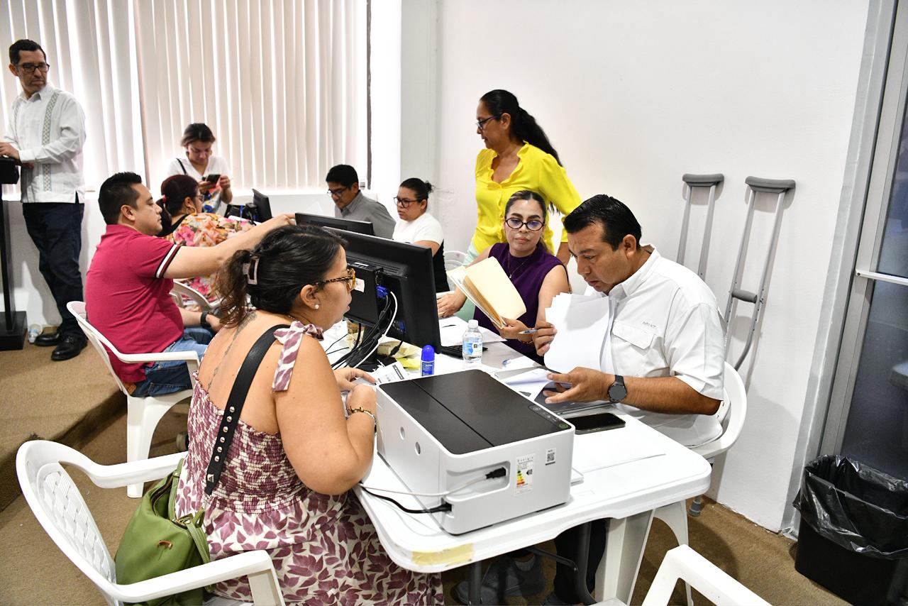 Inicia Gobierno del Estado pago de indemnizaciones a expositores afectados de la Nave 1 del Parque Tabasco Dora María.
