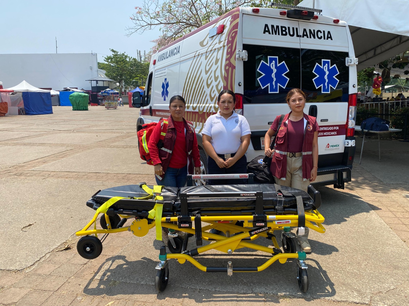 Implementa IPCET dispositivo integral de seguridad en la Feria Tabasco 2026.