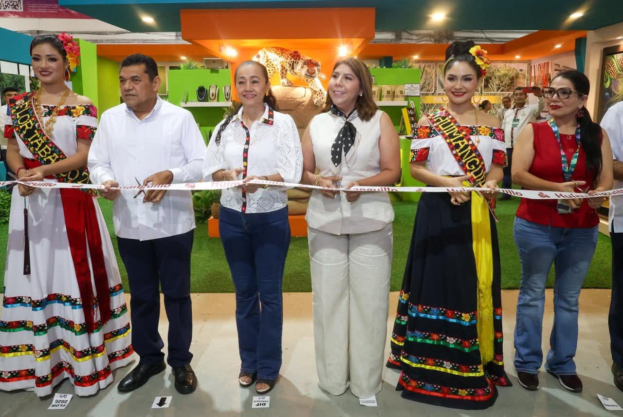Inauguran stand de Huimanguillo en la Feria Tabasco 2026