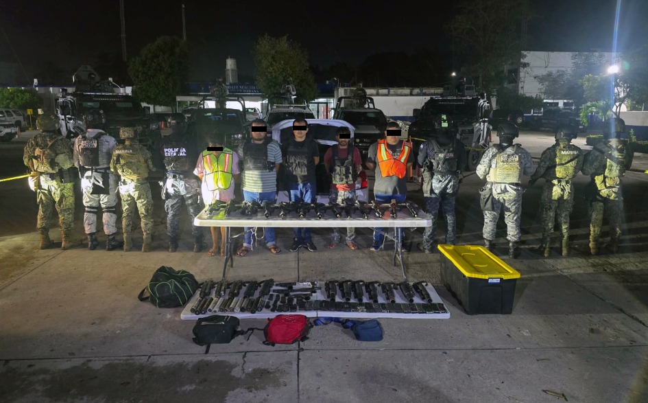 Reporta Gabinete de Seguridad de Tabasco el aseguramiento de 2,642 dosis de distintas drogas, 187 paquetes de marihuana y 32 detenidos.