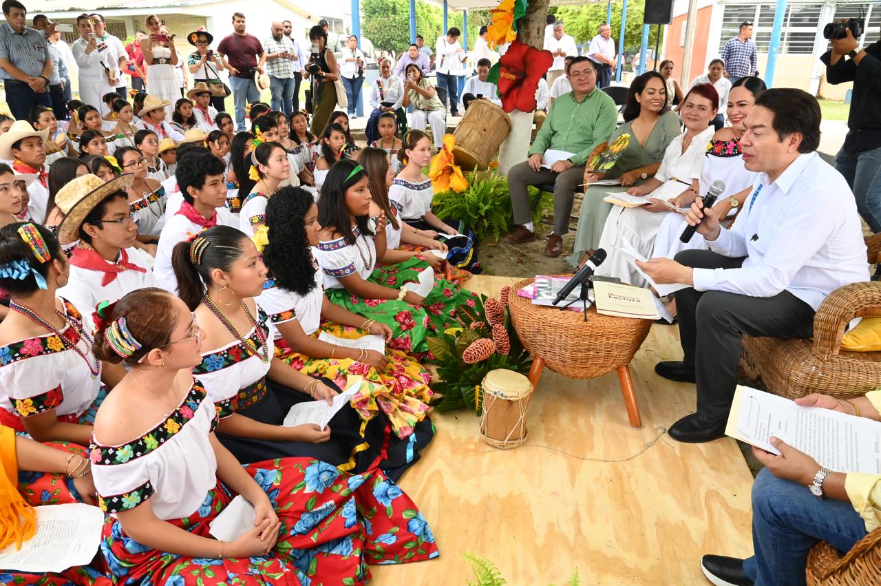 Encabezan SEP y SETAB Jornada Nacional por la Paz y Contra las Adicciones en Cunduacán.