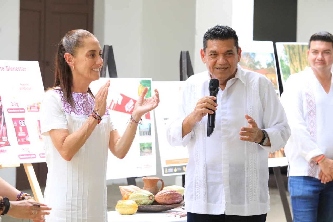 Precio justo tendrá el cacao tabasqueño: Claudia Sheinbaum Pardo
