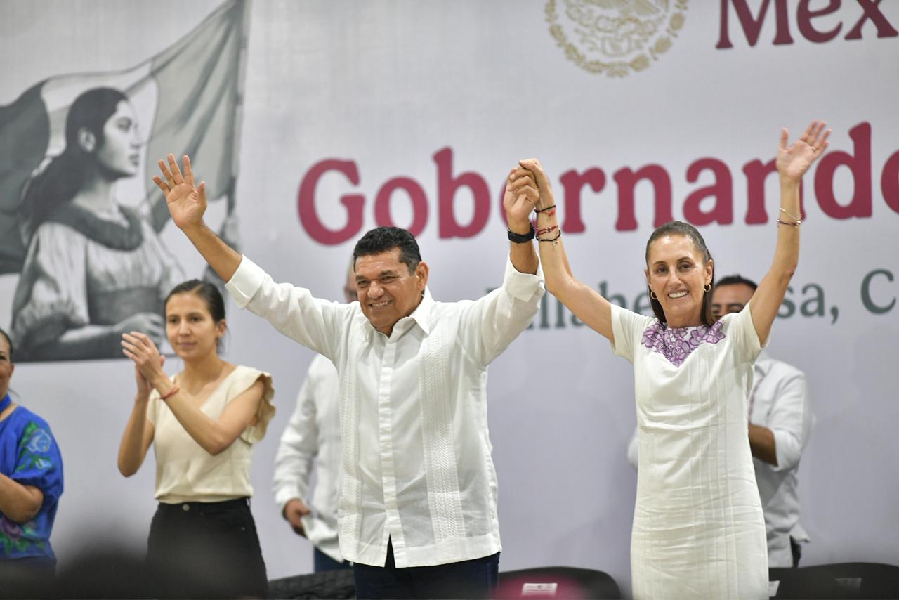 Gira presidencial deja “buenas noticias y de mucho provecho para Tabasco”; visita de Claudia Sheinbaum consolida impulso al bienestar, fortalecimiento al campo y a la infraestructura.