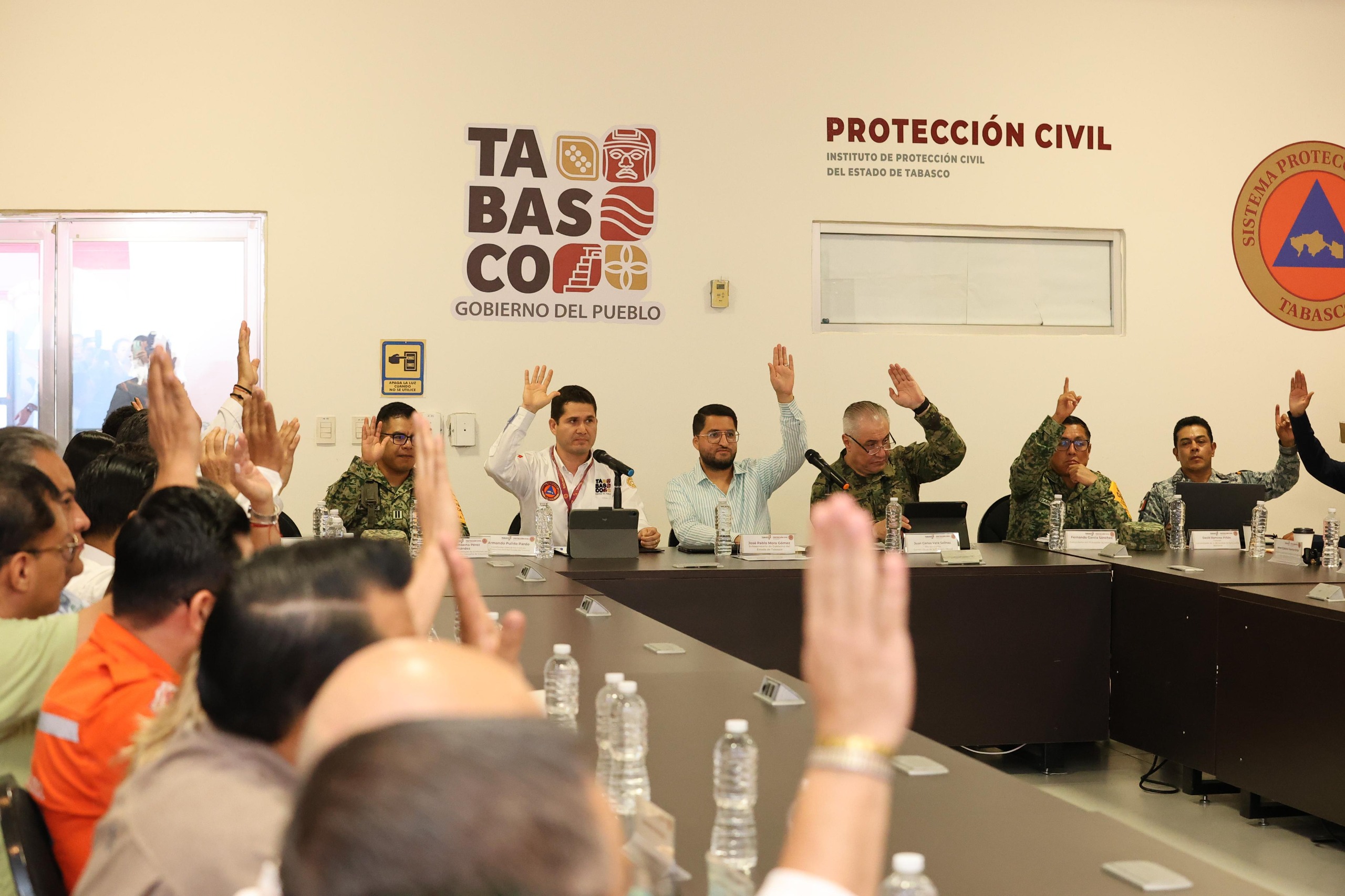 Realizan segunda sesión del Consejo Estatal de Protección Civil; definen primeras estrategias preventivas ante inicio de temporada de lluvias.