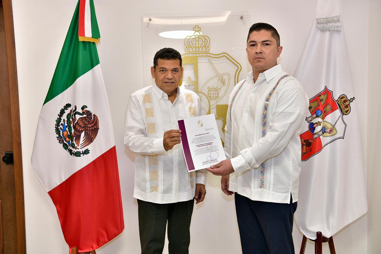 Se fortalece estrategia de seguridad en Tabasco con nombramientos al frente de la SSPC y la Policía Estatal.