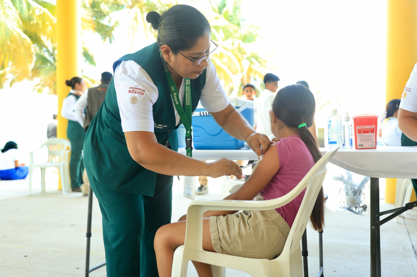 Visita Caravana Acuática de Salud el Ejido “Andrés García, La Isla” de Paraíso.