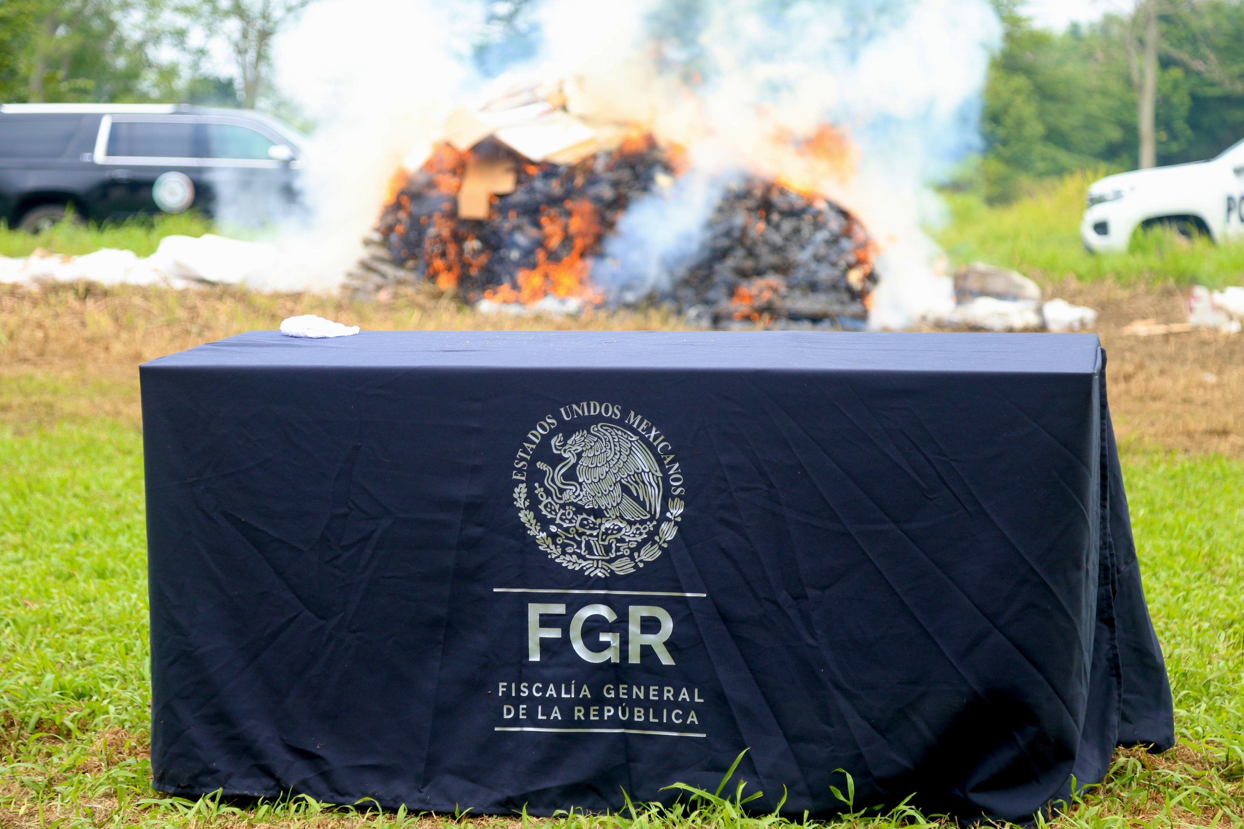Rinde más resultados Estrategia de Seguridad en Tabasco: destruyen casi una tonelada de narcóticos asegurados en operativos coordinados entre fuerzas federales y estatales.