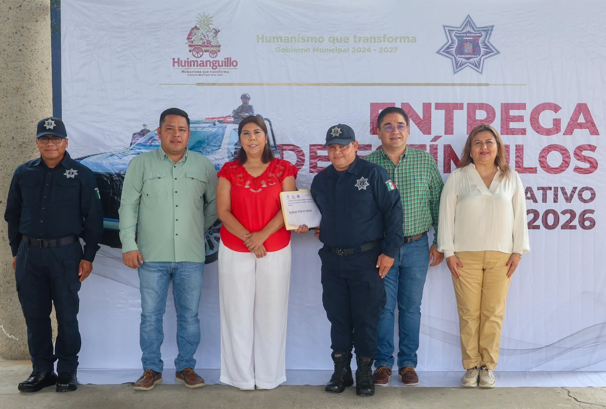 Reconoce Huimanguillo a elementos de Seguridad Pública