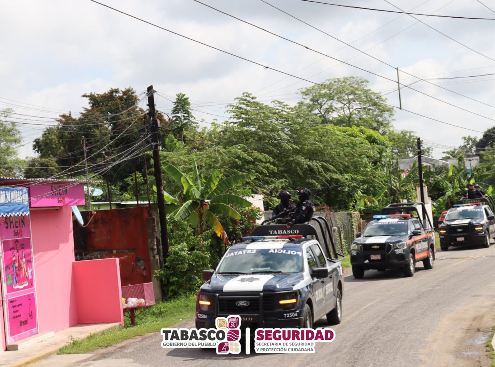 SSPC fortalece la seguridad y la proximidad social para proteger a las familias tabasqueñas.