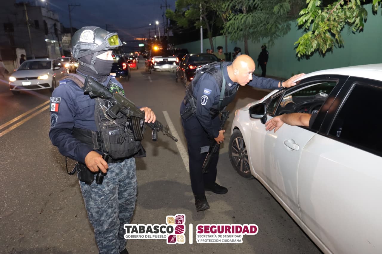 Mantiene activo FIRT Olmeca Operativo ‘Tabasco Seguro’.