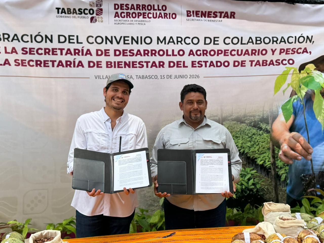 SEDAP y Bienestar Tabasco fortalecen colaboración para impulsar el programa Sembrando Vida.