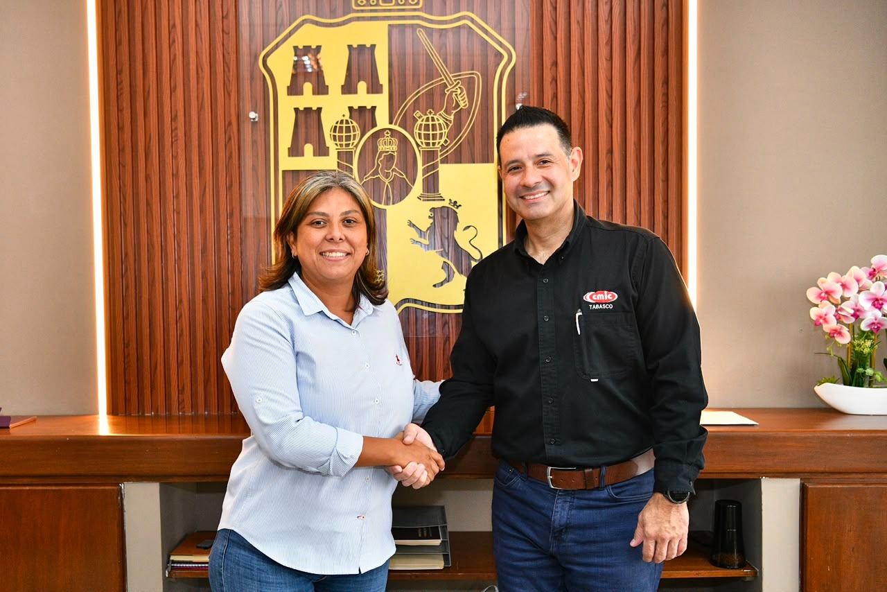 SOTOP y CMIC Tabasco refuerzan lazos de cooperación y entendimiento para fortalecer agenda de infraestructura.