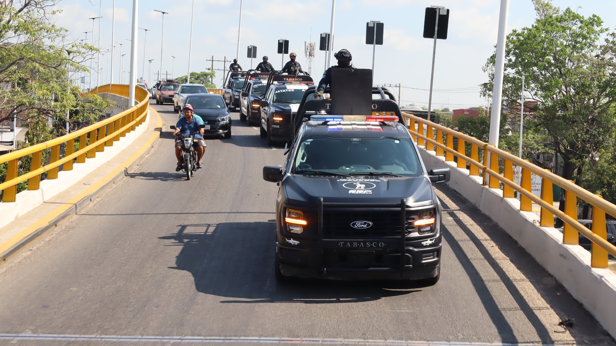 Realiza SSPC recorridos de seguridad en Villahermosa.