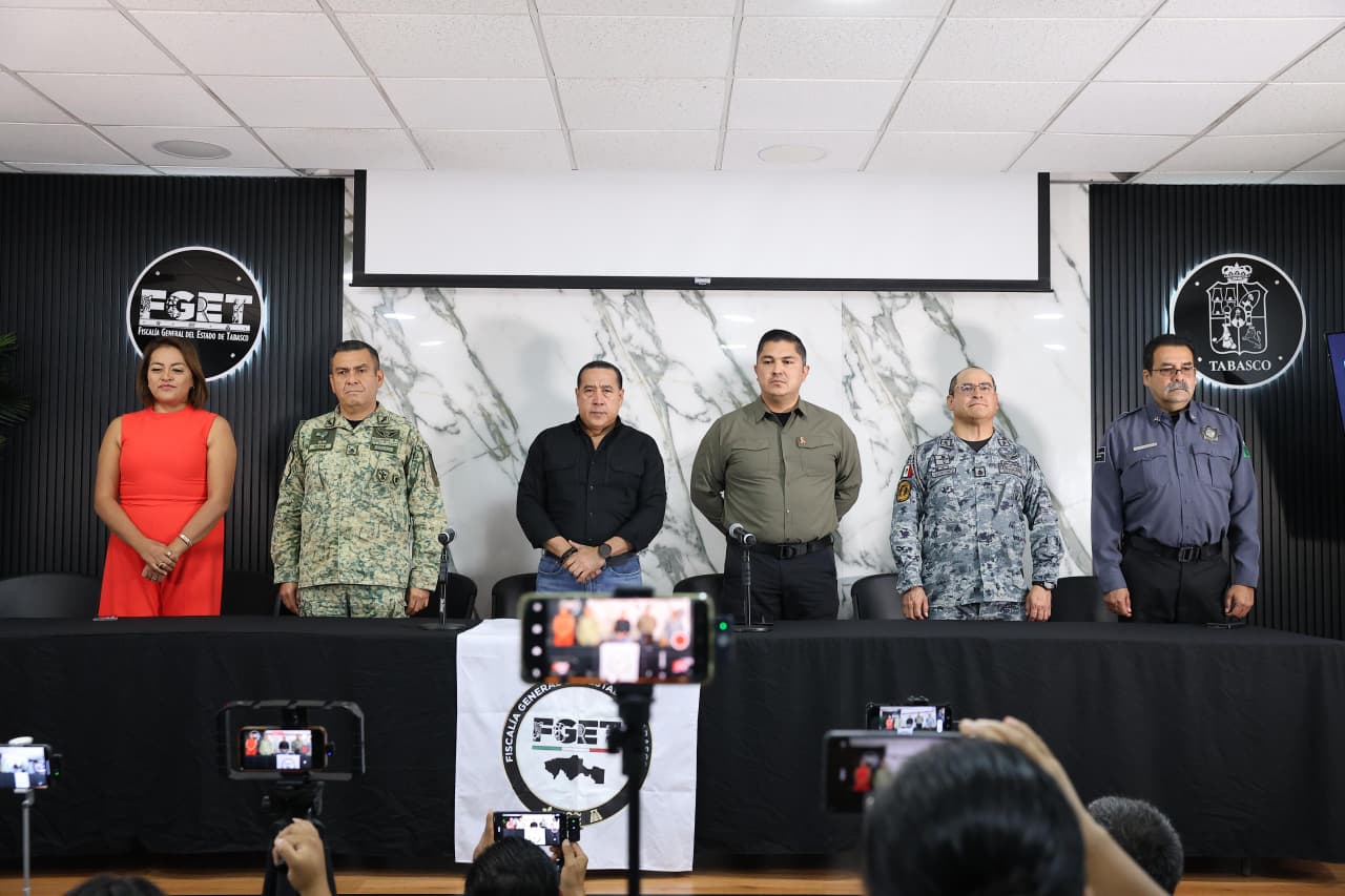 Gobierno de Tabasco no cederá ningún espacio a la delincuencia; reporta Gabinete de Seguridad detenidos por disturbios de anoche y por robo a cuentahabiente.