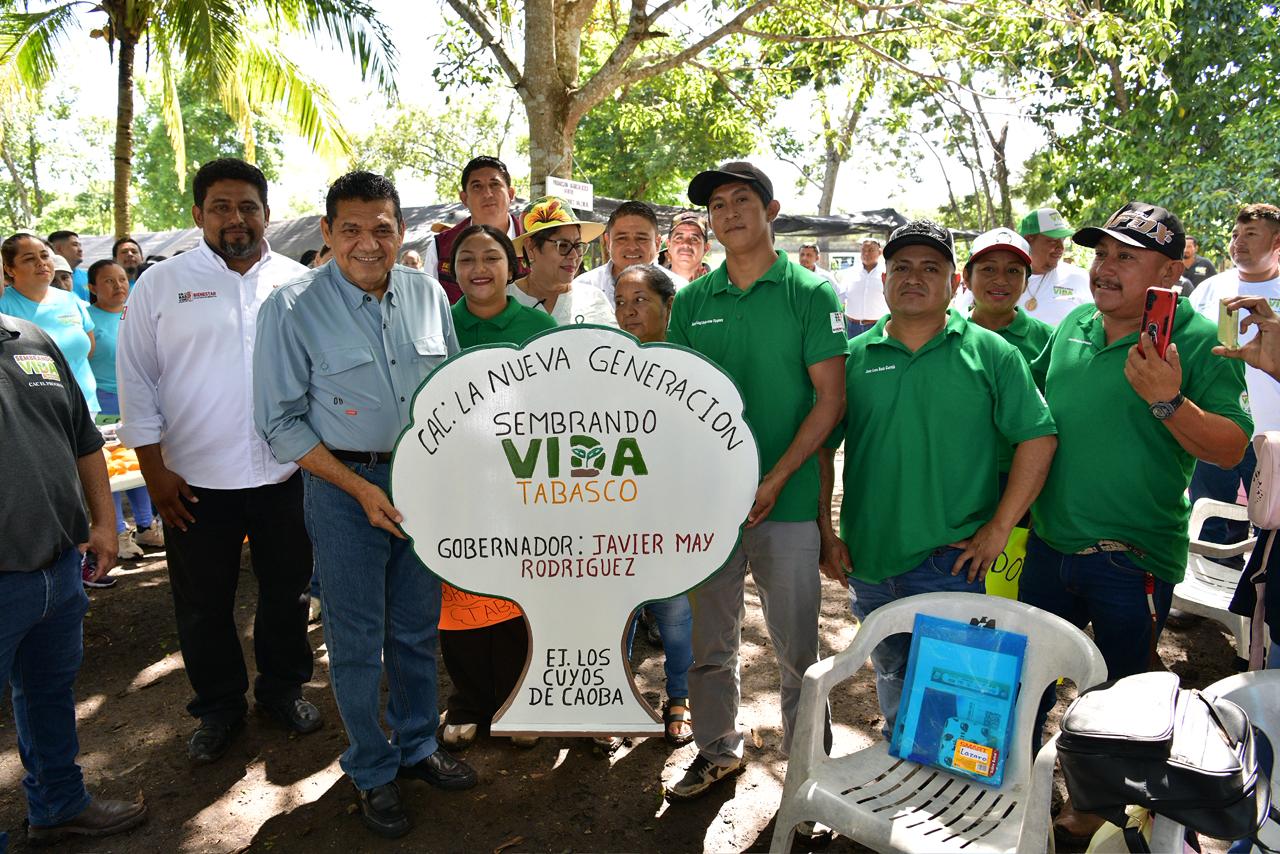 Sembrando Vida transforma la economía rural de Balancán con derrama anual de 840 mdp: Javier May.