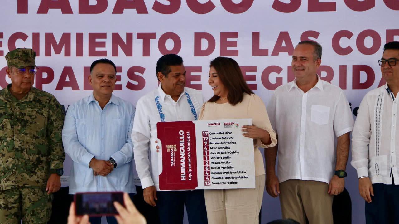 Refuerzan corporación policiaca de Huimanguillo