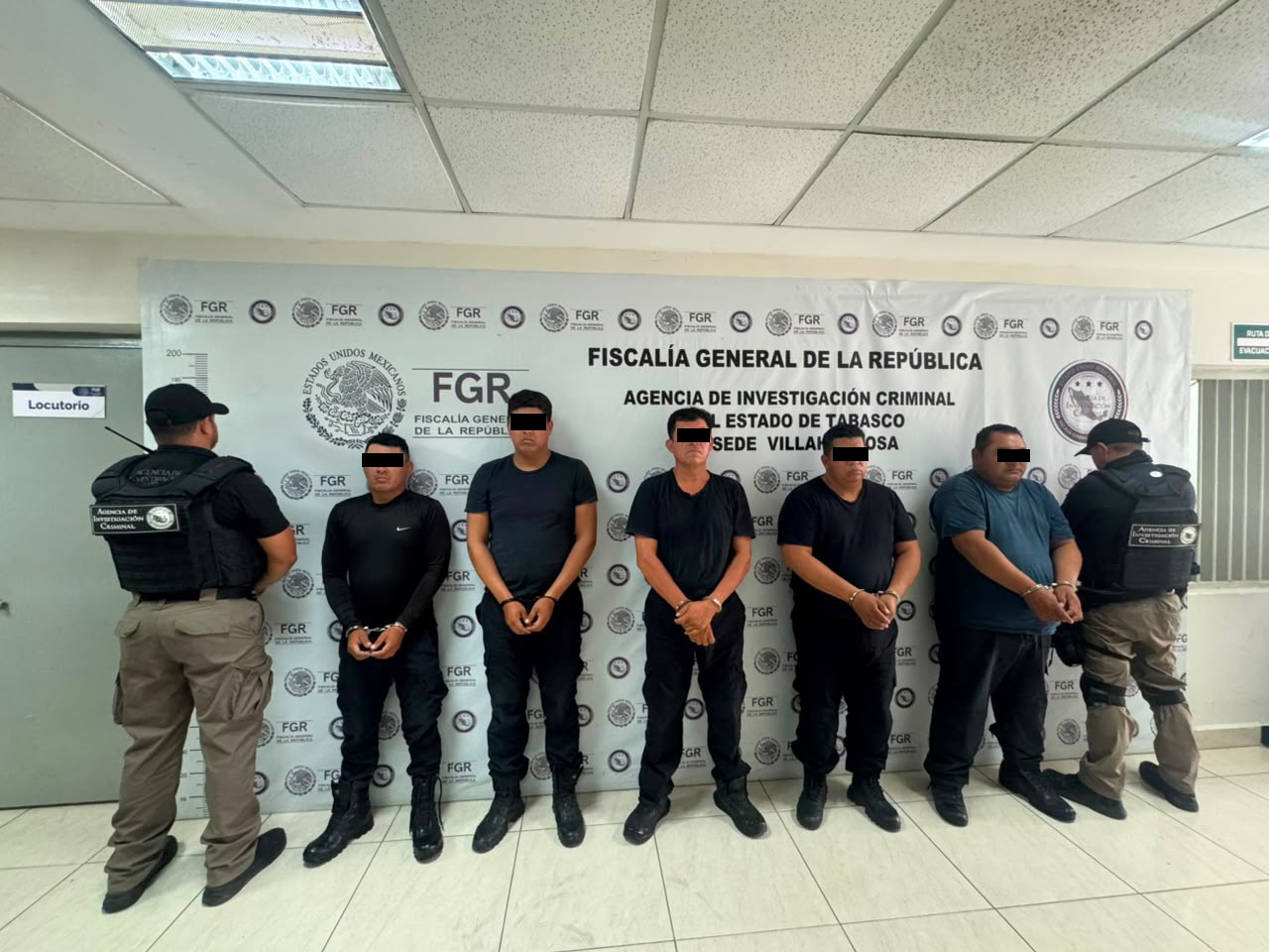 Coordinación interinstitucional permite cumplimentar seis órdenes de aprehensión en Tabasco.