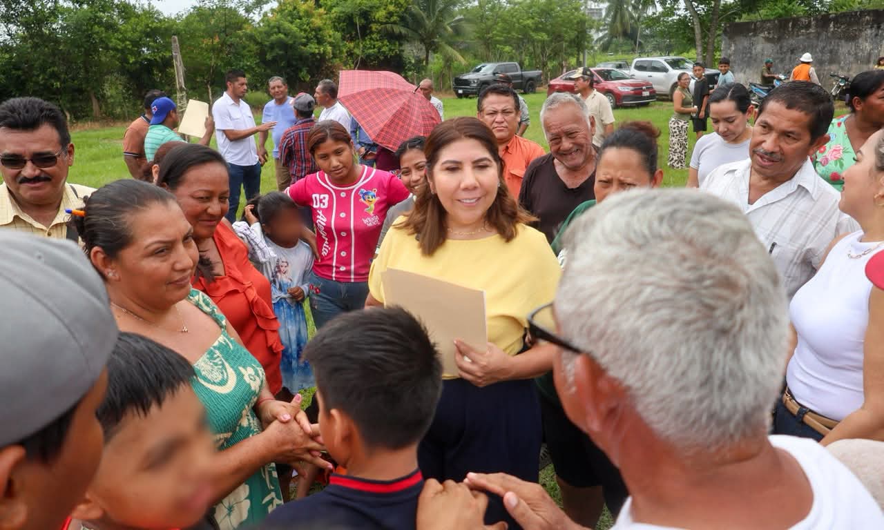 Obras de Huimanguillo mejoran calidad de vida: Marí Luz