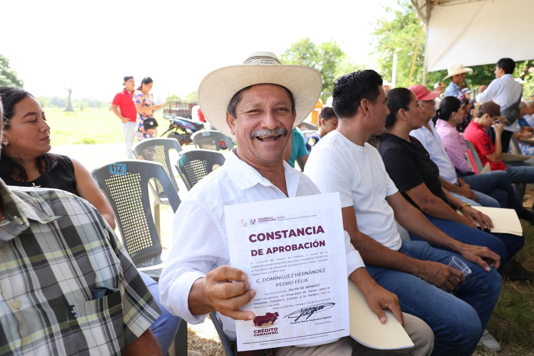 Pequeños ganaderos de Jalpa recuperan el futuro con Crédito Ganadero a la Palabra.