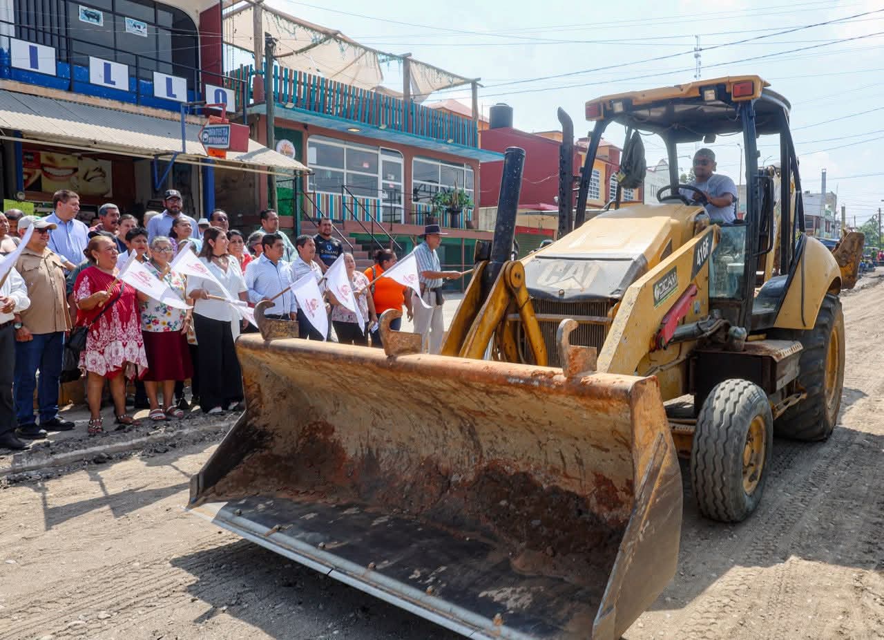 Inician construcción de obras integrales en Estación Chontalpa